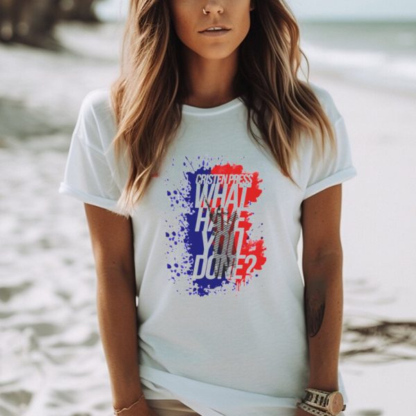 Christen Press What Have You Done shirt