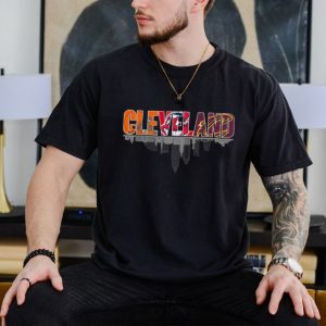 Cleveland city sports team Cleveland Browns Cleveland Guardians and Cleveland Cavaliers shirt