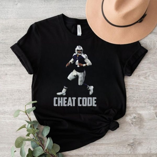 Dak prescott cheat code Dallas football fan shirt