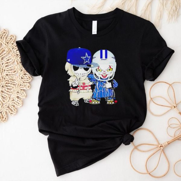 Dallas Cowboys Jack Skellington and Pennywise shirt