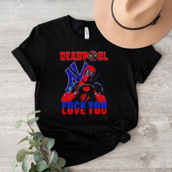 Deadpool New York Yankees fuck you love you shirt