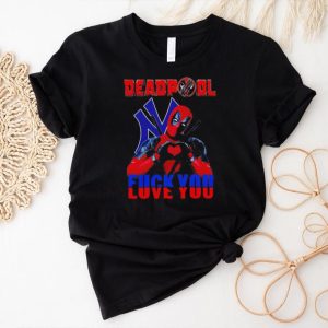 Deadpool New York Yankees fuck you love you shirt