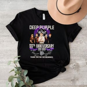 Deep Purple 55th anniversary 1968 2023 thank you for the memories shirt