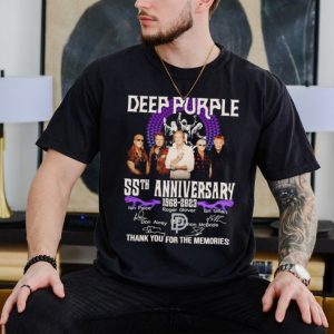 Deep Purple 55th anniversary 1968 2023 thank you for the memories shirt