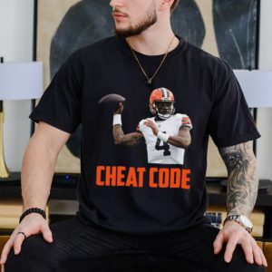 Deshaun watson cheat code cleveland football fan shirt