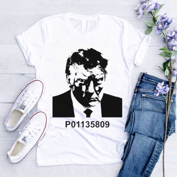 Donald Trump mugshot p01135809 shirt