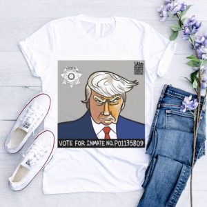 Donald Trump vote for inmate no p01135809 shirt