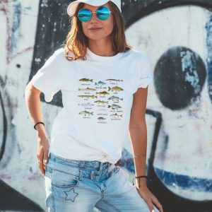 Freshwater Fish 100 Different Types Shirt