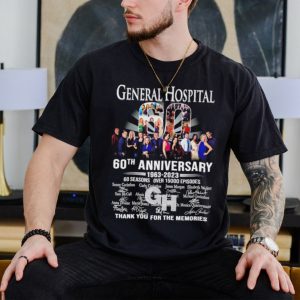 General Hospital 60th anniversary 1963 2023 thank you for the memories shirt