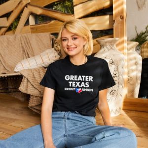 Greater Texas credit union shirt