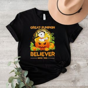 Halloween Snoopy great pumpkin believer 1966 shirt