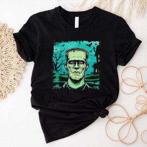 Halloween monster horror movie Frankenstein cartoon shirt