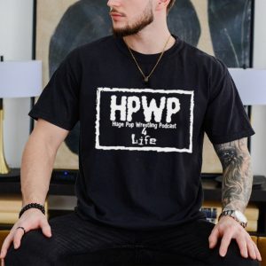 Huge pop wrestling poDcast 4Life shirt