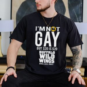 I’m not gay but 20 is 20 buffalo wild wings the wigs shirt