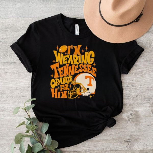 I’m wearing Tennessee orange for him helmet shirt