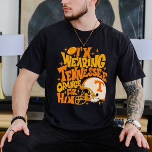 I’m wearing Tennessee orange for him helmet shirt