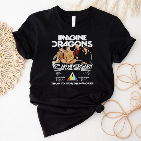 Imagine Dragons 15th anniversary 2008 2023 thank you for the memories shirt