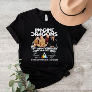 Imagine Dragons 15th anniversary 2008 2023 thank you for the memories shirt