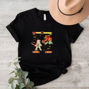 Jason Voorhees vs Freddy Krueger horror movie video game funny shirt