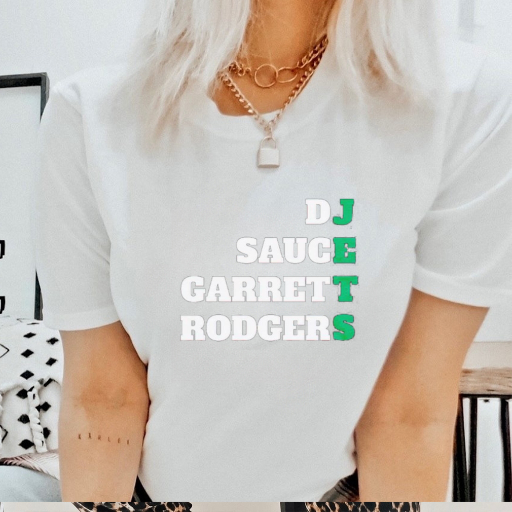 Exclusive Jets DJ Sauce Garrett Rodgers Shirt: Show Your Support in Style!