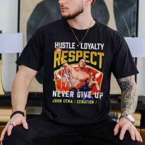 John Cena Cenation Respect Superstars WWE Shirt