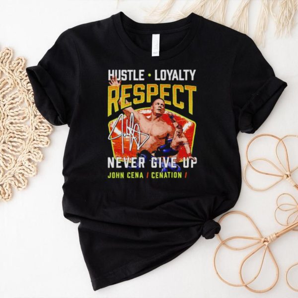 John Cena Cenation Respect Superstars WWE Shirt