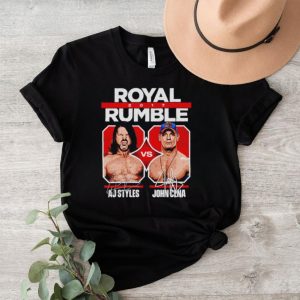 John Cena Vs A.J. Styles Royal Rumble 2017 Superstars WWE Shirt