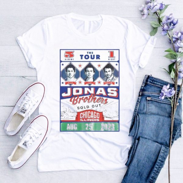 Jonas Brothers Chicago Tour 2023 shirt