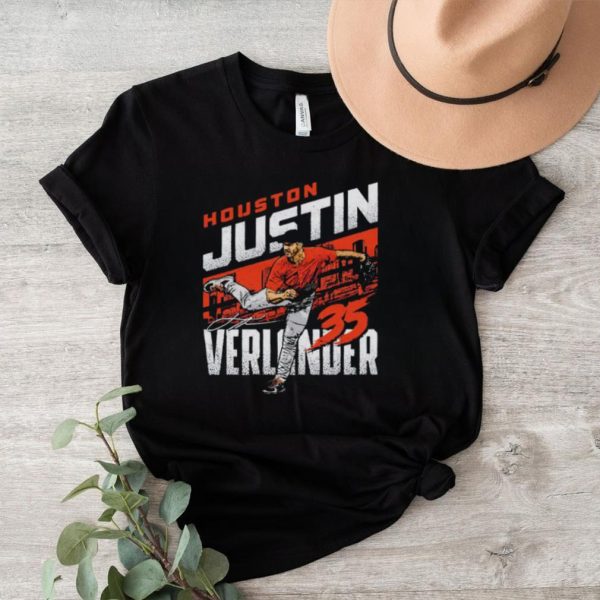 Justin Verlander City Name signature shirt