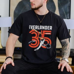 Justin Verlander Inline signature shirt