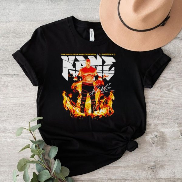 Kane Flames The Devil’s Favorite Demon Superstars WWE Shirt