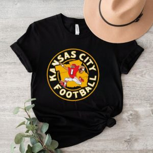 Kansas City football circle cartoon funny shirt