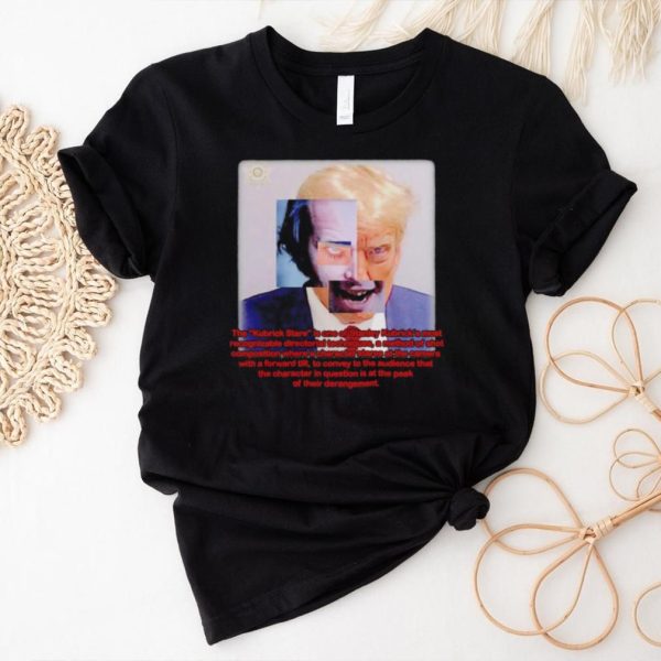 Kubrick Stare Trump mugshot shirt
