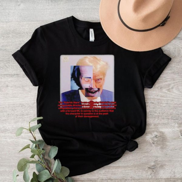 Kubrick Stare Trump mugshot shirt