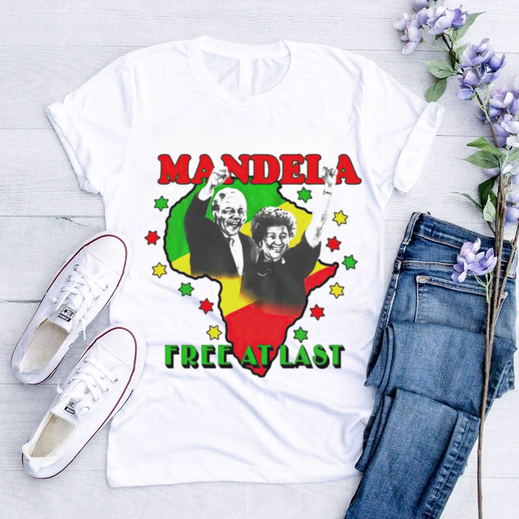 Mandela free at last shirt