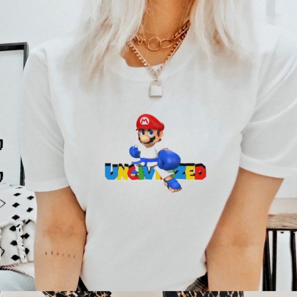 Mario Uncivilized it’sa me shirt
