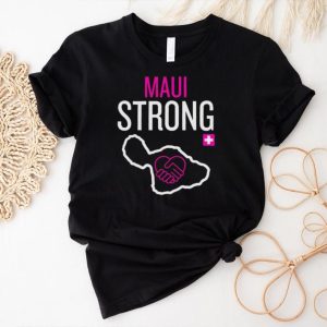 Maui Strong map Save Maui Hawaii Community Foundation shirt