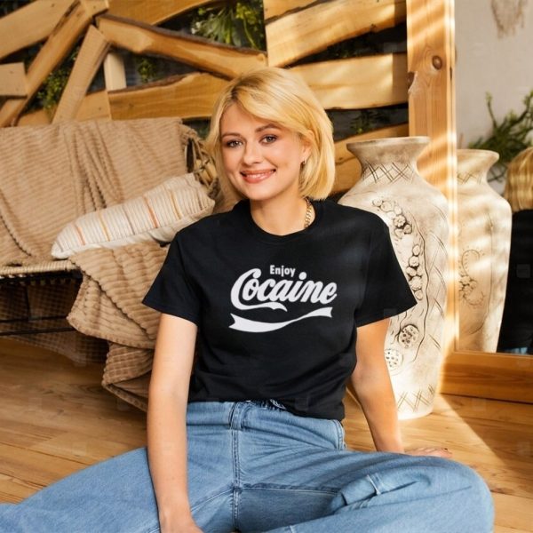 Men’s Enjoy Cocaine Coca Cola shirt