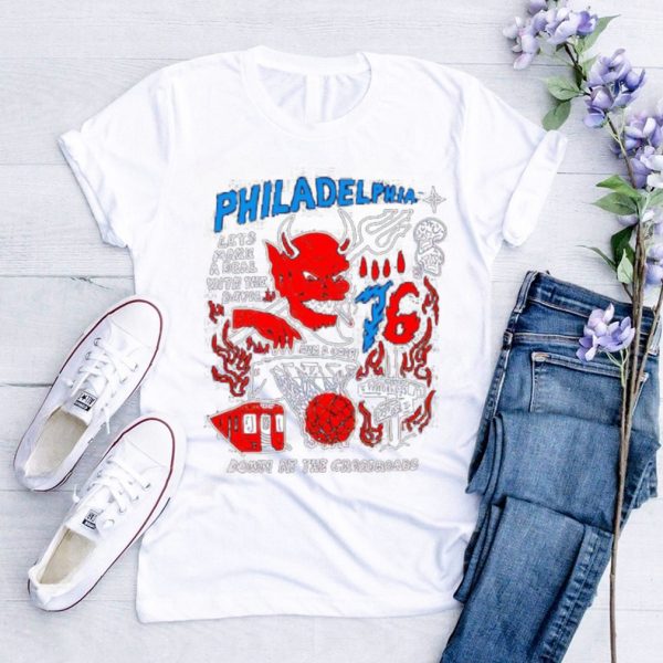 Men’s Philadelphia let’s make a deal with the devil win a chip shirt