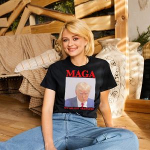 Men’s Trump mugshot MAGA my ass got arrested shirt