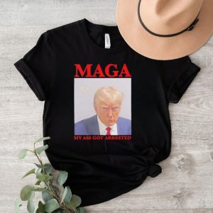 Men’s Trump mugshot MAGA my ass got arrested shirt