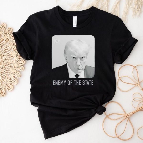 Men’s Trump mugshot enemy of the State shirt