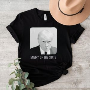 Men’s Trump mugshot enemy of the State shirt