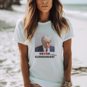 Men’s Trump mugshot sometimes surrender shirt