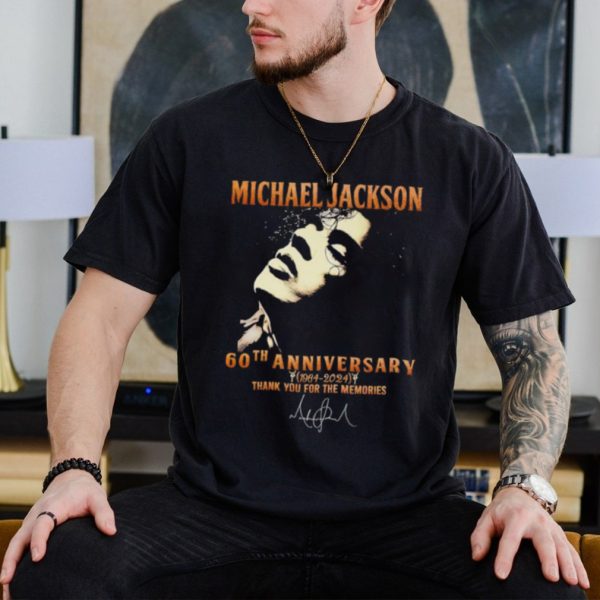 Michael Jackson 60th anniversary 1964 2024 thank you for the memories shirt