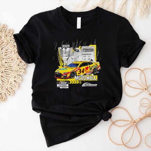 Michael McDowell Checkered Flag Sports 2023 NASCAR Cup Series Playoffs Love’s shirt