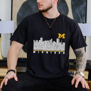 Michigan skyline city shirt