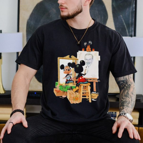 Mickey Mouse art portrait shirt