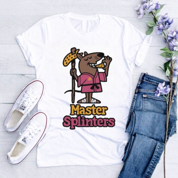 Mouse master splinters pizza shirt