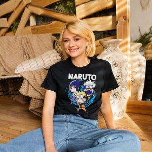 Nate wearing Naruto shirt